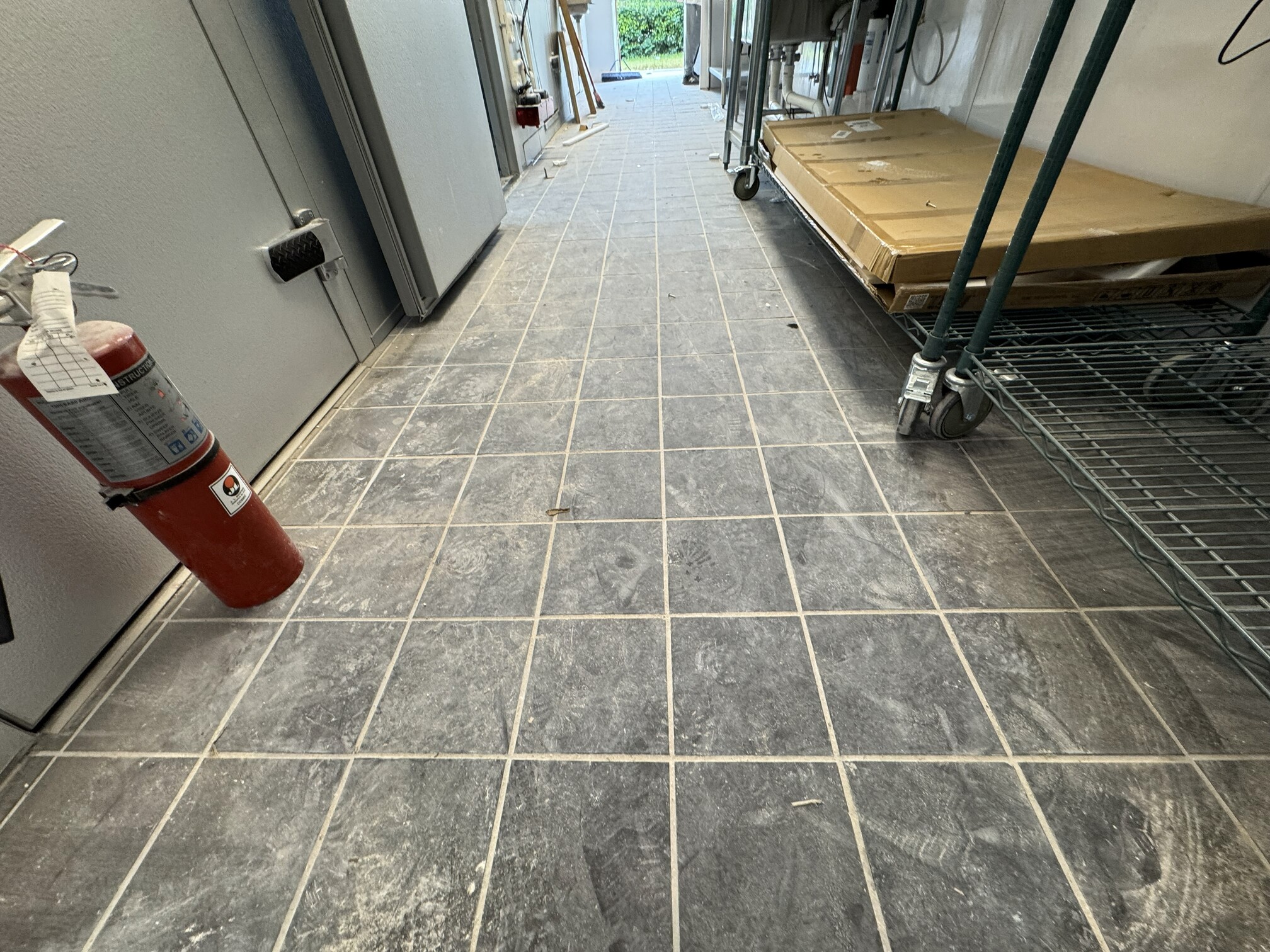 Post construction cleaning before